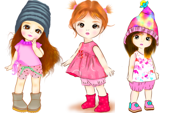 A Cute and Bright Girl, Aged 4-8 Years: A Versatile Illustration for Creative Projects
