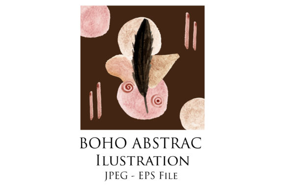 Boho Abstract Illustration: A Versatile Art Style for Every Space