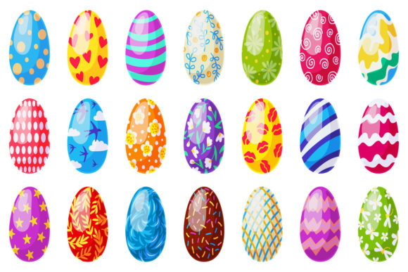 Cartoon Easter Eggs: A Creative Resource for Holiday Decor and Design Projects