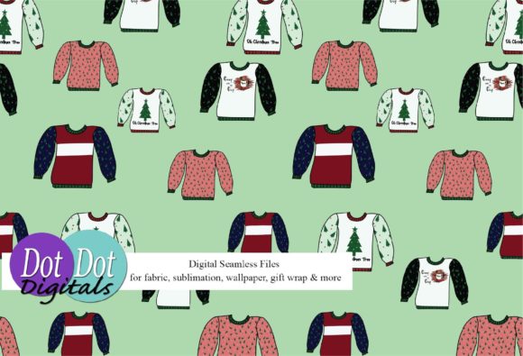 Christmas Sweater Seamless Repeat: A Festive and Functional Design for Creative Projects
