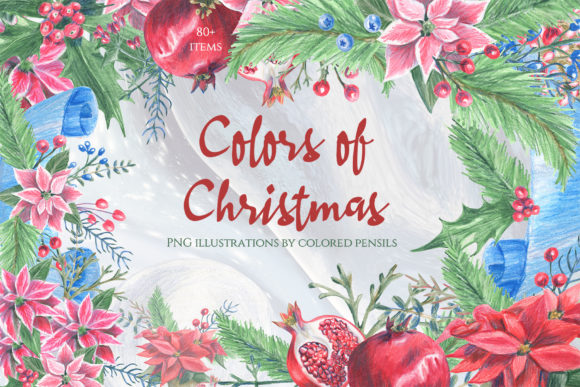 Colors of Christmas. Large Set