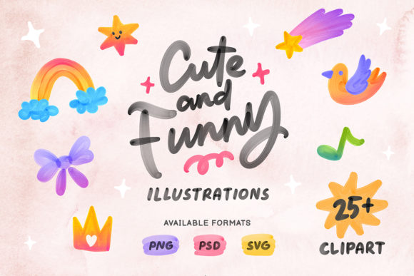 Cute and Funny Clipart Illustrations: A Versatile Tool for Creative Projects