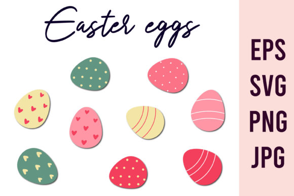 Easter Eggs SVG for Creative Projects