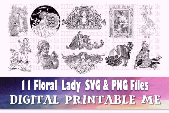 Floral Illustration Flower Page Drawing