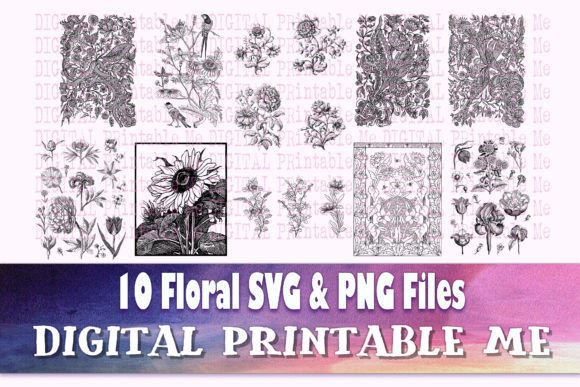 Floral Illustration Full Page Flower: A Versatile Asset for Creative Projects