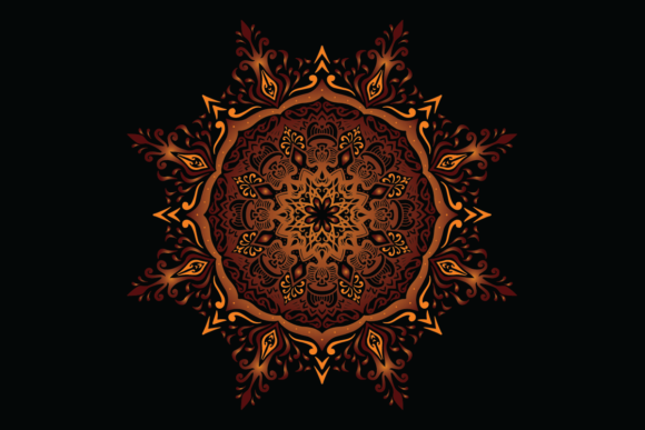 Floral Mandala: A Beautiful Fusion of Nature and Art for Decorative Design