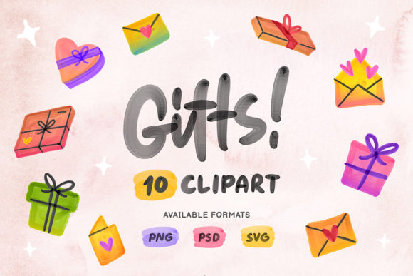 Gifts Clipart Illustrations: A Versatile Tool for Modern Creativity