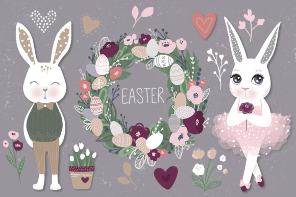 Happy Easter: Bunnies, Eggs, and Flowers in Design and Craft