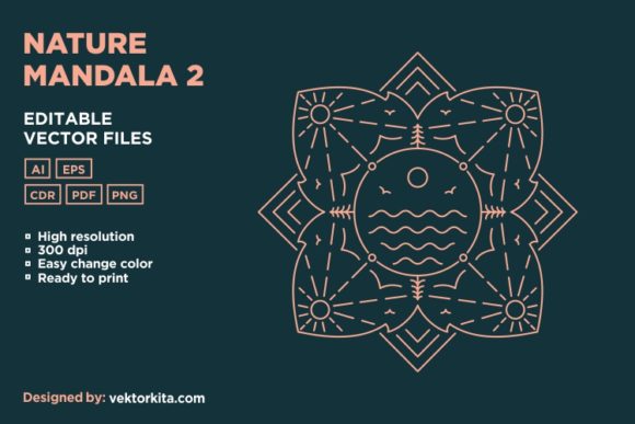 Nature Mandala 2 Design Overview