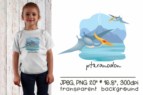 Pteranodon - Sublimation Design: A Versatile Digital Asset for Creative Projects