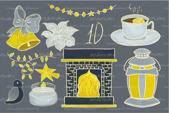 Simple Christmas Illustrations for Creative Projects