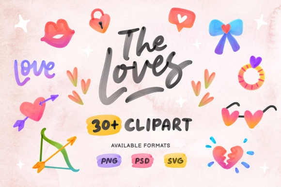 The Ultimate Guide to The Loves Clipart Illustrations: Watercolor Gradient Clipart and Decorative Elements