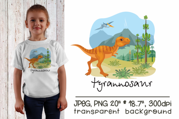 Tyrannosaur - Sublimation Design: A Versatile Digital Asset for Creative Projects