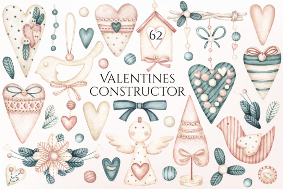 Valentines Constructor Love Clipart