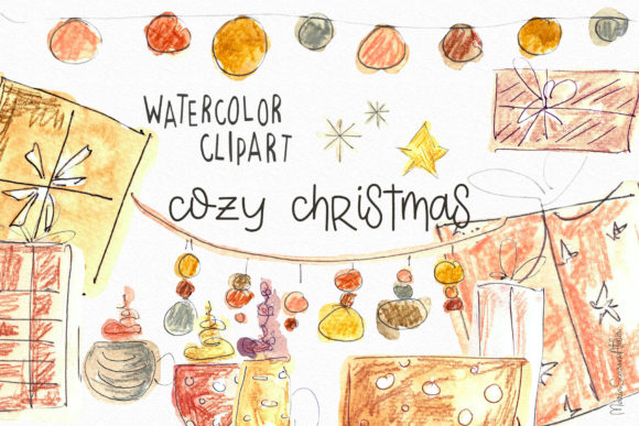 Watercolor Christmas Ornaments Clipart: A Versatile Resource for Creative Projects